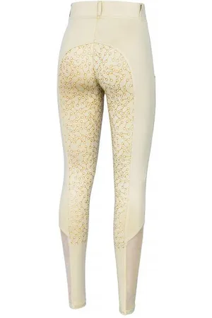 Start Legginsy do jazdy konnej młodzieżowe Kensington elastyczne, z pełnym lejem
