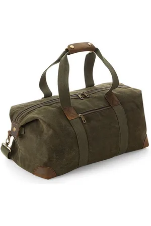 Quadra Heritage Leather Accents Holdall