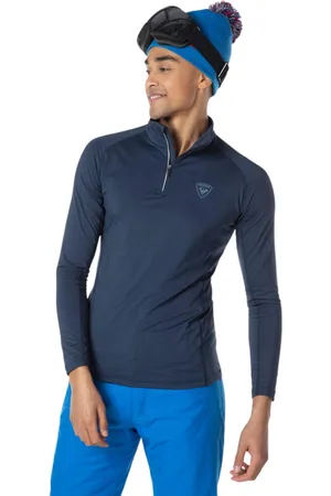 Rossignol Koszulka termoaktywna Classique 1/2 Zip granatowa - XXL