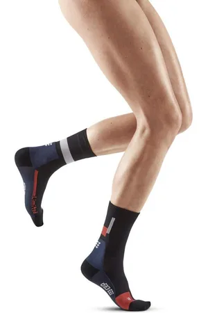 CEP Skarpety kompresyjne damskie sportowe The Run Limited krótkie