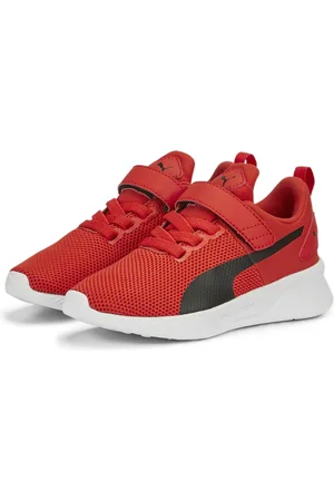 PUMA Dziecięce buty sportowe Flyer Runner V Warm Earth Black Red