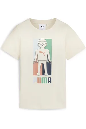 PUMA Dziecięca koszulka × PLAYMOBIL® Beige Color Mix