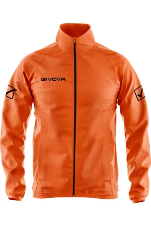 Givova Kurtka Rain Basico Fluo pomarańczowa