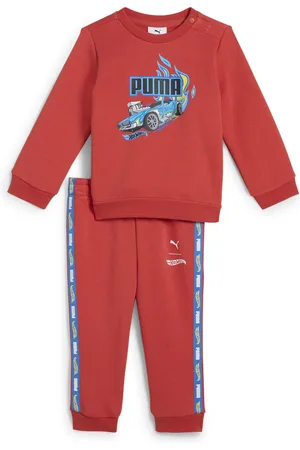 PUMA Zestaw dresowy dla małych dzieci Minicats × HOT WHEELS™ Red Fire