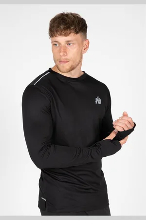 Gorilla Wear Koszulka fitness męska USA Washington z długim rękawem