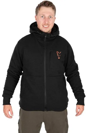 Fox Kurtka Wędkarska Sherpa Czarna Collection Jkt Black Orange