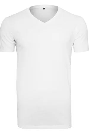 Build Your Brand Lekka Koszulka Unisex Dla Dorosłych Z Dekoltem W Szpic