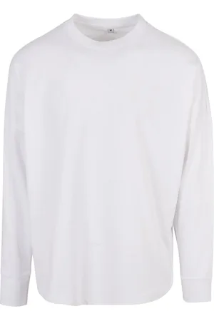 Build Your Brand T-shirt Unisex Dla Dorosłych Oversized Z Długim Rękawem