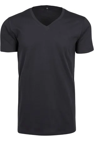Build Your Brand Lekka Koszulka Unisex Dla Dorosłych Z Dekoltem W Szpic