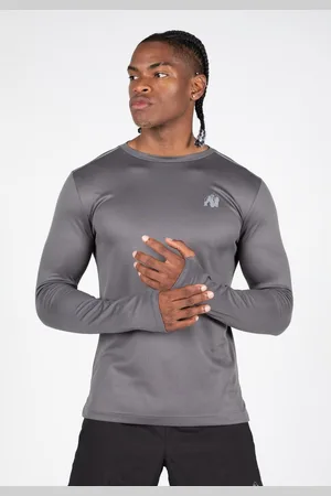 Gorilla Wear Koszulka fitness męska USA Washington z długim rękawem