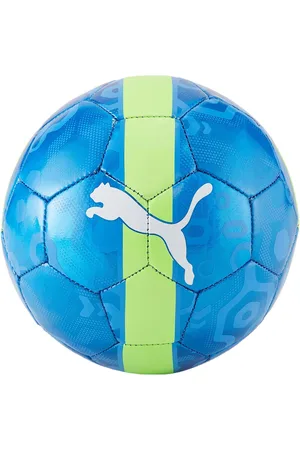 PUMA Piłka nożna CUP mini Ultra niebiesko-zielona 084076 02 R.1