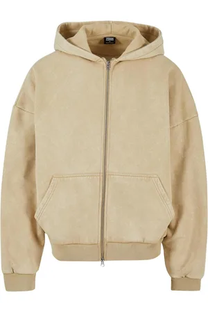 Urban classics Bluza Męska 90´s Stone Wash Heavyweight Full Zip Hoodie