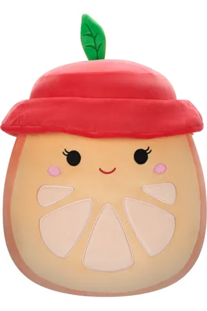 SQUISHMALLOWS Plasterek pomarańczy w czerwonym kapeluszu Celia, 30 cm