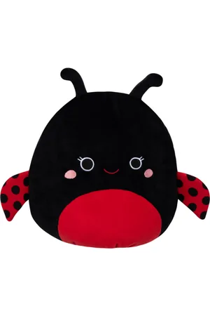 SQUISHMALLOWS Czarna biedronka Trudy, 35 cm