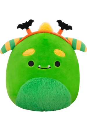 SQUISHMALLOWS Zielony potwór z nietoperzową opaską na głowę Callum, 20 cm