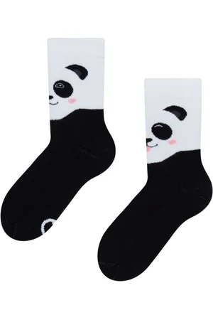 Dědoles Wesołe ciepłe skarpetki dla dzieci Wesoła panda