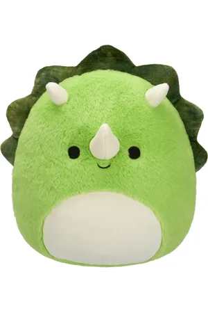 SQUISHMALLOWS Fuzzamallows Zielony triceratops Tristan, 30 cm