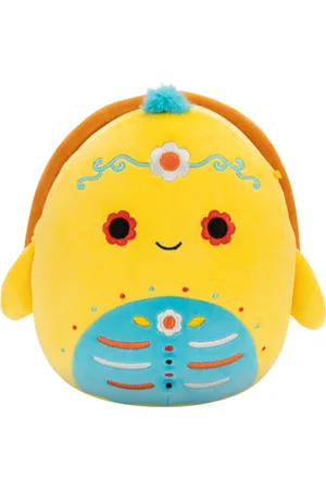 SQUISHMALLOWS Żółty Day of the Dead żółw morski Thiago, 20 cm