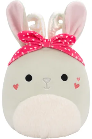 SQUISHMALLOWS Kremowa szakalica z puszystym brzuszkiem Coralie, 20 cm