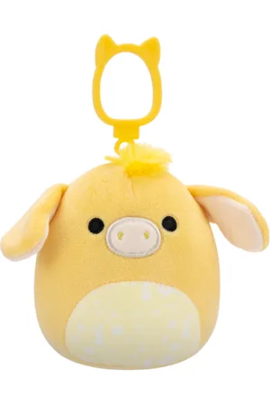 SQUISHMALLOWS Przypinka różowy osioł Gavyn, 9 cm
