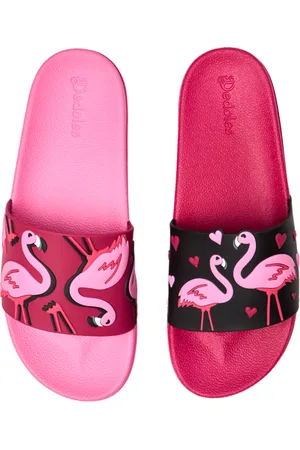 Dědoles Wesołe klapki Flamingi i serca