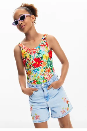 Desigual Jeansy z nadrukiem