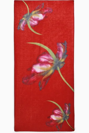 Desigual Foulard w duże kwiaty