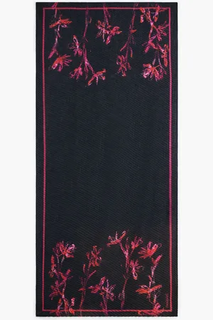 Desigual Foulard w orchidee w żywych kolorach