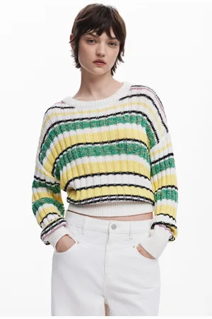Desigual Sweter w kolorowe paski