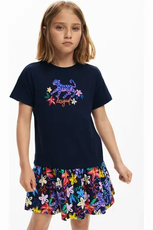 Desigual Krótka sukienka z nadrukiem