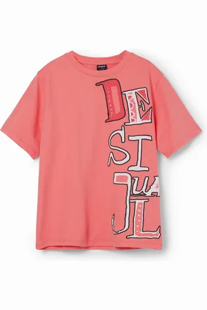 Desigual Koszulka z motywem logo w stylu arty
