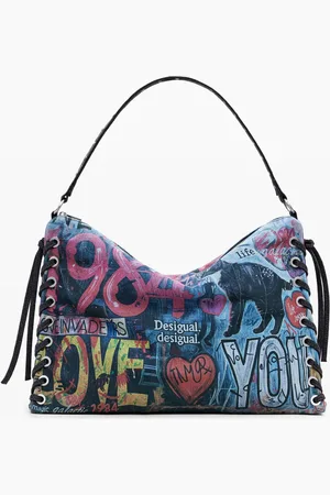 Desigual Duża torba graffiti