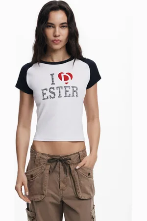 Desigual Koszulka "I love Ester"