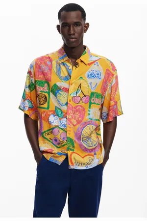 Desigual Koszula z krótkim rękawem w owoce