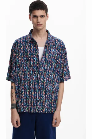 Desigual Koszula etniczna z krótkim rękawem