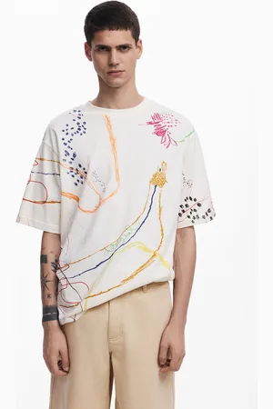 Desigual Koszulka z krótkim rękawem z nadrukami