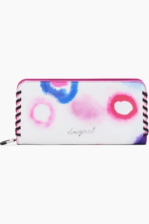 Desigual Średni portfel Tie-Dye odpinany