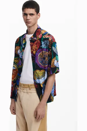 Desigual Koszula z krótkim rękawem w owoce