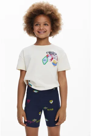 Desigual Legginsy rowerowe Collage