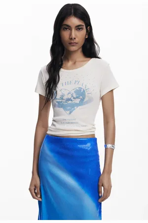 Desigual Koszulka "Love the planet"