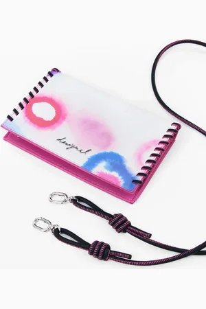Desigual Średni portfel typu tie-dye z możliwością konwersji