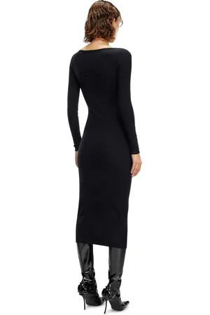 Diesel Scoop-neck midi dress Dresses Woman