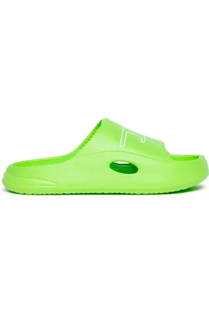 Diesel EVA pool slides with logo print Footwear Unisex