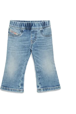 Diesel Flared pants in used-look JoggJeans Jeans Woman