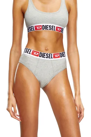 Diesel Three-pack ribbed high-waisted briefs Panties Woman