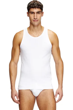Diesel Two pack cotton tank vest Tops Man