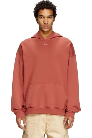 Diesel Hoodie with D logo patch Sweaters Man