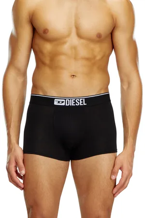 Diesel Three-pack of plain boxer Trunks Man