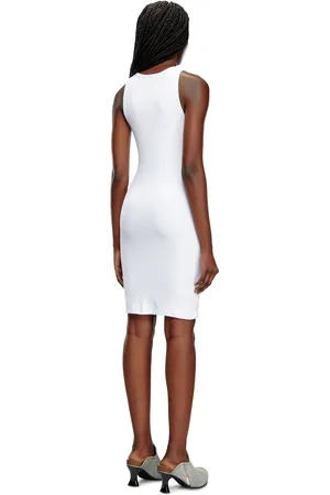 Diesel Short tank dress with D logo Dresses Woman