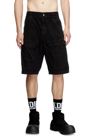 Diesel Cargo shorts in faded organic cotton Shorts Man